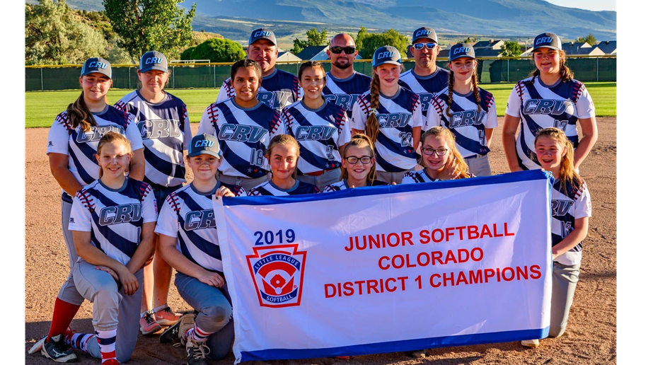 2019 Jr Softball District Champions